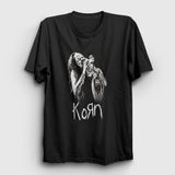 Presmono Jonathan Davis Korn Siyah Unisex T-Shirt