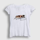 Presmono Kadın Beyaz 19 Mayıs 29 Ekim 23 Nisan 10 Kasım Atatürk T-Shirt - XS