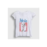 Presmono Kadın Beyaz Hole Müzik Courtney Love T-Shirt 475488tt