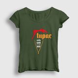 Presmono Kadın Judge Tupac Shakur T-shirt