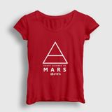 Presmono Kadın Logo 30 Seconds To Mars T-shirt