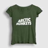 Presmono Kadın Logo Arctic Monkeys T-shirt