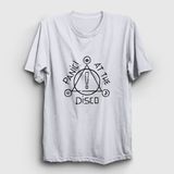 Presmono Kadın Logo Panic! At The Disco T-shirt