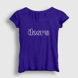 Presmono Kadın Logo The Doors T-shirt