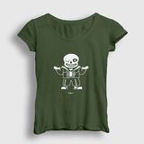 Presmono Kadın Sans Undertale T-shirt