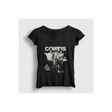 Presmono Kadın Siyah Band K-Pop Cortis T-Shirt 596272tt