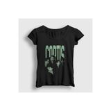 Presmono Kadın Siyah Poster K Pop Cortis T-Shirt 603832tt