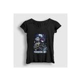 Presmono Kadın Siyah Poster Murder Drones T-Shirt 608908tt