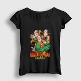 Presmono Kadın Siyah Taro Sakamoto Days T-Shirt