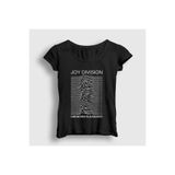 Presmono Kadın Siyah Unknown Pleasures Joy Division T-shirt 87741tt