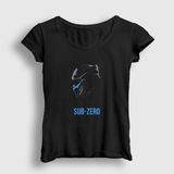 Presmono Kadın Sub Zero Mortal Kombat T-shirt