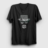 Presmono Kadın Wordart Breaking Bad T-shirt