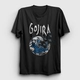 Presmono Kanagawa Wave Gojira Kadın T-shirt