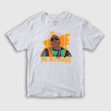 Presmono King The Notorious Bıg Beyaz Unisex T-shirt