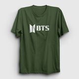 Presmono Logo Bts Haki Unisex T-Shirt