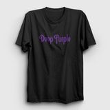 Presmono Logo Deep Purple Siyah Unisex T-Shirt