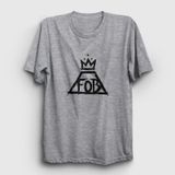 Presmono Logo Fall Out Boy Kırmızı Unisex T-Shirt