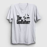 Presmono Logo Film Baba The Godfather Beyaz Unisex T-shirt