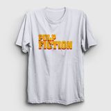 Presmono Logo Film Pulp Fiction Beyaz Unisex T-shirt
