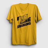 Presmono Logo Film The Shining Sarı Unisex T-shirt
