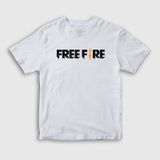 Presmono Logo Free Fire Beyaz Unisex T-shirt