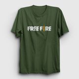 Presmono Logo Free Fire Kırmızı Unisex T-Shirt