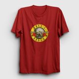 Presmono Logo Guns N' Roses Beyaz Unisex T-shirt