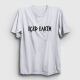 Presmono Logo Iced Earth Beyaz Unisex T-shirt