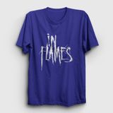 Presmono Logo In Flames Sarı Unisex T-Shirt