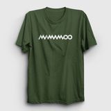 Presmono Logo K-Pop Mamamoo Haki Unisex T-Shirt