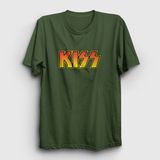 Presmono Logo Kiss Haki Unisex T-Shirt