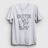 Presmono Logo Led Zeppelin Kırmızı Unisex Sweatshirt