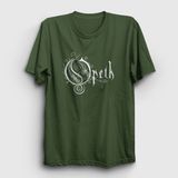 Presmono Logo Opeth Haki Unisex T-Shirt