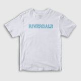Presmono Logo Riverdale Beyaz Unisex T-shirt