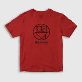 Presmono Logo The Neighbourhood Kırmızı Unisex T-Shirt