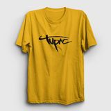 Presmono Logo Tupac Shakur Sarı Unisex T-Shirt