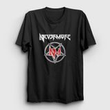 Presmono Logo V2 Nevermore Siyah Unisex T-Shirt