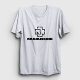 Presmono Logo V2 Rammstein Beyaz Unisex T-Shirt