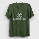Presmono Logo V2 Rammstein Haki Unisex T-Shirt