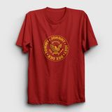 Presmono Logo V2 Ramones Kırmızı Unisex T-Shirt