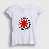 Presmono Logo V2 Red Hot Chili Peppers Beyaz Unisex T-shirt