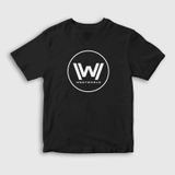 Presmono Logo Westworld Kırmızı Unisex T-Shirt
