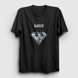 Presmono Love Shot Exo Siyah Unisex T-Shirt