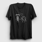 Presmono Lovers V3 Valentine'S Day Sevgililer Günü Beyaz Unisex T-shirt