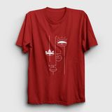 Presmono Lovers Valentine'S Day Sevgililer Günü Kırmızı Unisex T-Shirt