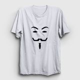 Presmono Mask Film V For Vendetta Beyaz Unisex T-shirt