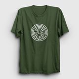 Presmono Maze Westworld Haki Unisex T-Shirt