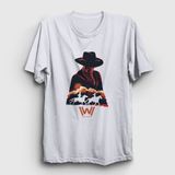 Presmono Mib V2 Westworld Beyaz Unisex T-Shirt