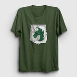 Presmono Military Anime Attack On Titan Haki Unisex T-Shirt