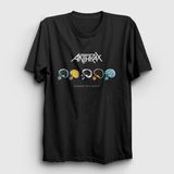 Presmono Mosh Anthrax Siyah Unisex T-Shirt